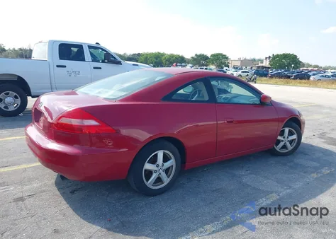 2003 Honda Accord 2.4 Ex from USA, damaged, VIN 1HGCM72643A021221